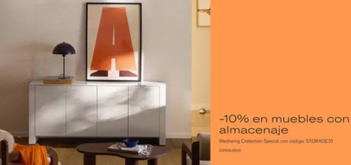 Catálogo Westwing | -10% en muebles con almacenaje | 2026-05-12T00:00:00.000Z - 2026-05-25T00:00:00.000Z