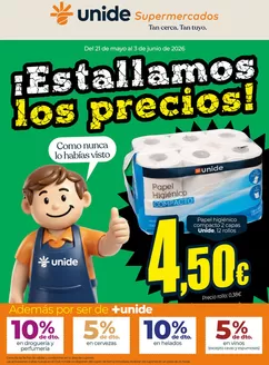 Catálogo Unide Supermercados | ¡Estallamos los precios! Supermercados UNIDE | 2026-05-21T00:00:00.000Z - 2026-06-03T00:00:00.000Z