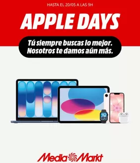 Catálogo MediaMarkt | Apple Days | 2026-05-15T00:00:00.000Z - 2026-05-20T00:00:00.000Z