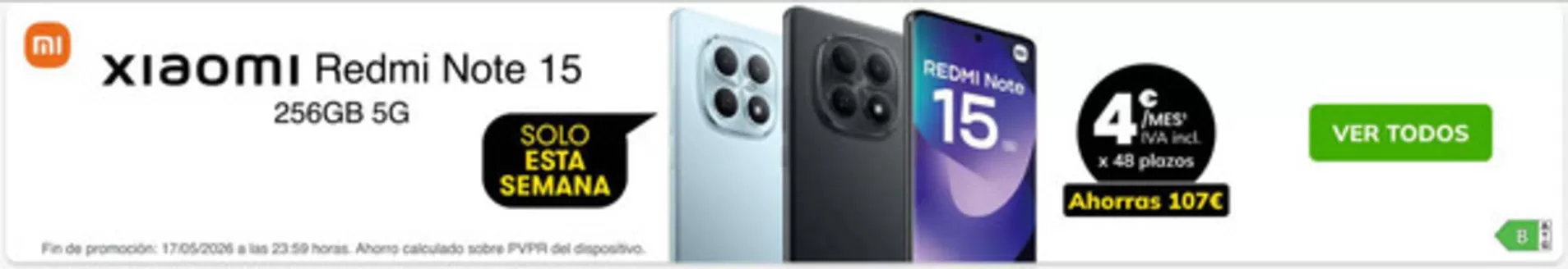 Catálogo MÁSmóvil | Oferta | 2026-05-15T00:00:00.000Z - 2026-05-17T00:00:00.000Z