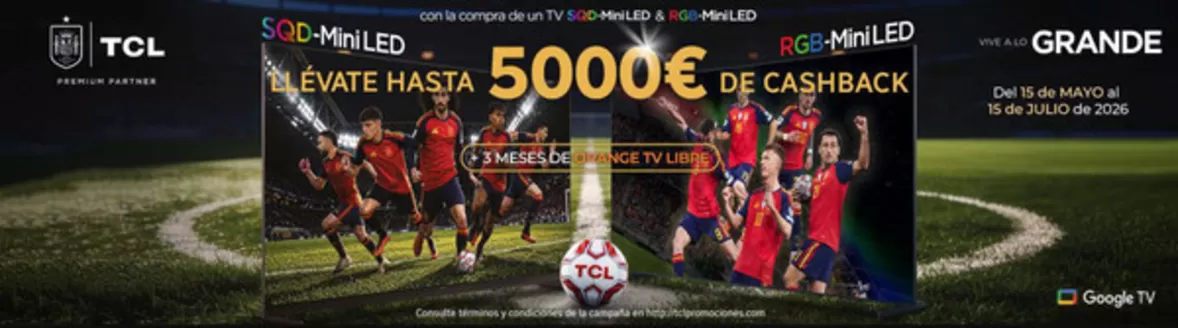 Catálogo Electrocash | Llévate Hasta 5000€ De Cashback | 2026-05-19T00:00:00.000Z - 2026-07-15T00:00:00.000Z