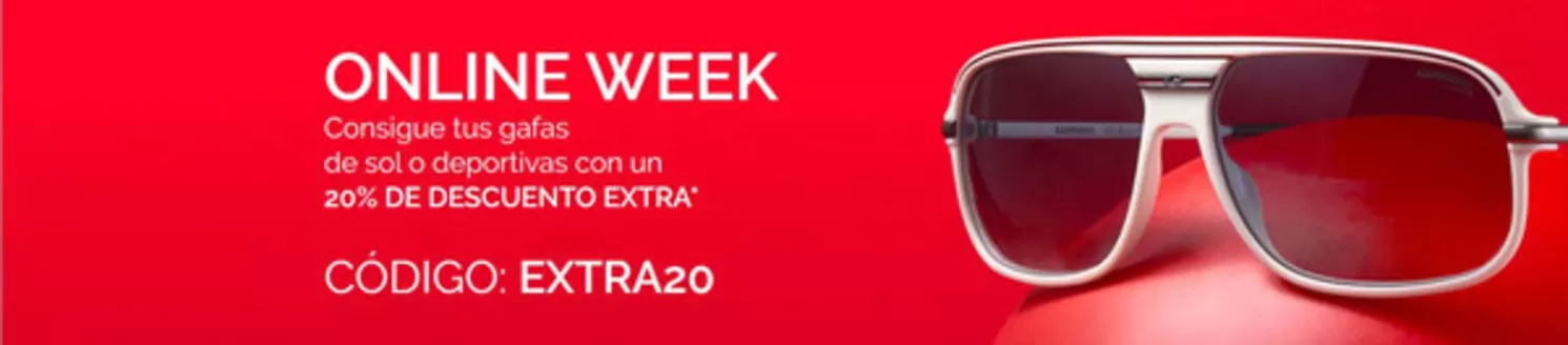Catálogo General Óptica | 20% de descuento extra | 2026-05-19T00:00:00.000Z - 2026-06-07T00:00:00.000Z