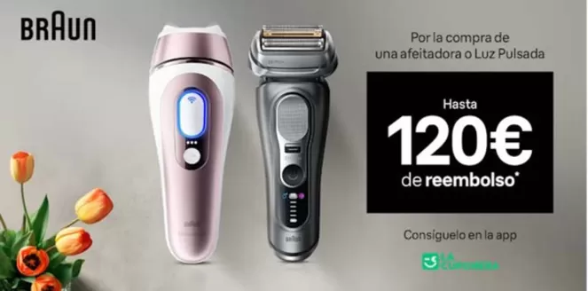Catálogo Braun | Hasta 120€ de reembolso | 2026-05-20T00:00:00.000Z - 2026-06-02T00:00:00.000Z