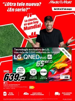 Catálogo MediaMarkt | Del 20 al 27 de mayo | 2026-05-20T00:00:00.000Z - 2026-05-27T00:00:00.000Z