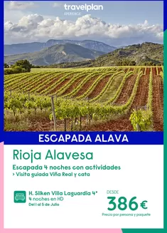 Catálogo Travelplan en Sanlúcar de Barrameda | Travelplan Rioja Alavesa | 2026-05-21T00:00:00.000Z - 2026-07-05T00:00:00.000Z