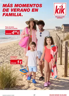 Catálogo KIK en Torre del Mar | Más momentos de verano en familia | 2026-05-25T00:00:00.000Z - 2026-05-31T00:00:00.000Z