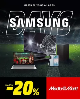 Catálogo MediaMarkt en Parla | Samsung Days | 2026-05-21T00:00:00.000Z - 2026-05-25T00:00:00.000Z
