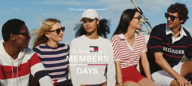 Catálogo Tommy Hilfiger | -25% exclusivo para miembros | 2026-05-21T00:00:00.000Z - 2026-05-25T00:00:00.000Z