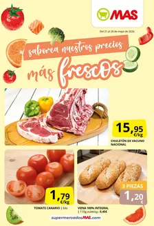 Catálogo Supermercados MAS | Saborea nuestros precios más frescos | 2026-05-22T00:00:00.000Z - 2026-05-28T00:00:00.000Z