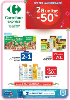 Catálogo Carrefour Express | 2a unitat -50% | 2026-05-26T00:00:00.000Z - 2026-06-10T00:00:00.000Z