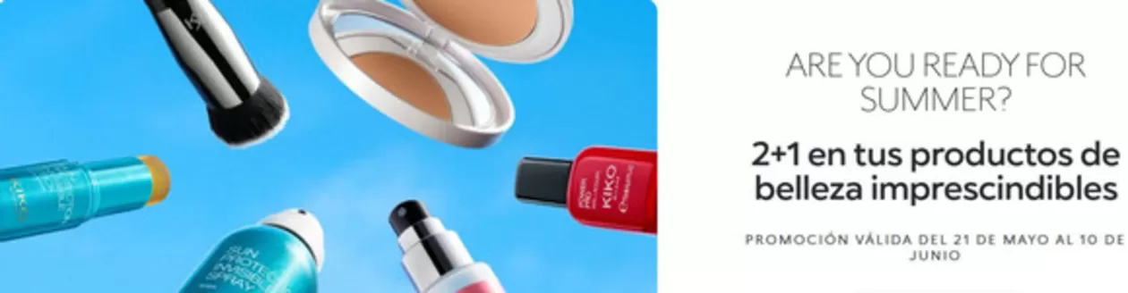 Catálogo KIKO MILANO en Gilena | 2+1 en tus productos de belleza imprescindibles | 2026-05-22T00:00:00.000Z - 2026-06-10T00:00:00.000Z