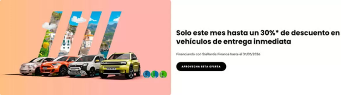 Catálogo Fiat | Solo este mes hasta un 30% de descuento en vehículos de entrega inmediata | 2026-05-26T00:00:00.000Z - 2026-05-31T00:00:00.000Z