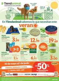 Catálogo Tiendanimal | Sabemos lo que necesitan este verano | 2026-05-28T00:00:00.000Z - 2026-06-24T00:00:00.000Z