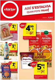 Catálogo Supermercados Charter | Del 28 De Maig Al 24 De Juny De 2026 | 2026-05-28T00:00:00.000Z - 2026-06-24T00:00:00.000Z