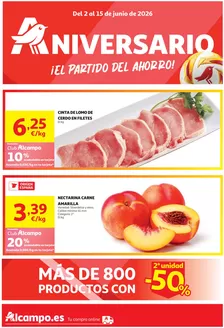 Catálogo Alcampo en Mairena del Alcor | Alcampo Supermercado - Sales ganando | 2026-06-02T00:00:00.000Z - 2026-06-15T00:00:00.000Z