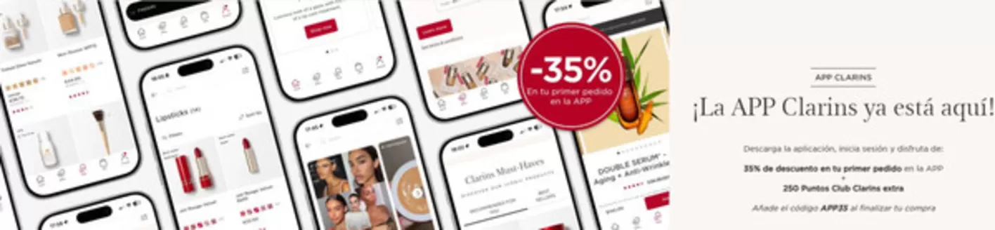 Catálogo Clarins en Campllong | ¡La APP Clarins ya está aquí! | 2026-05-28T00:00:00.000Z - 2026-09-30T00:00:00.000Z