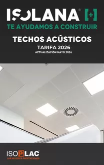 Catálogo Isolana | Techos Acústicos | 2026-05-29T00:00:00.000Z - 2026-12-31T00:00:00.000Z