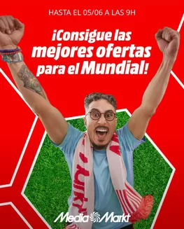 Catálogo MediaMarkt en Ciudad Real | ¡Consigue las mejores ofertas para el Mundial! | 2026-05-29T00:00:00.000Z - 2026-06-05T00:00:00.000Z