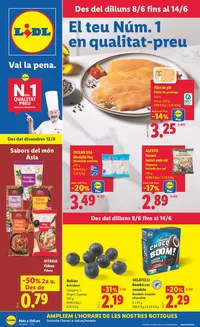 Catálogo Lidl en Sant Carles de la Ràpita | № 1 PRECIO - Ofertas válidas del 08/06 al 14/06 | 2026-06-08T00:00:00.000Z - 2026-06-14T00:00:00.000Z