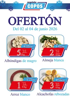 Catálogo Congelados Copos | Ofertón | 2026-06-02T00:00:00.000Z - 2026-06-04T00:00:00.000Z
