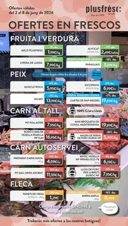 Catálogo Plusfresc | Ofertes De Productes Frescos | 2026-06-02T00:00:00.000Z - 2026-06-08T00:00:00.000Z