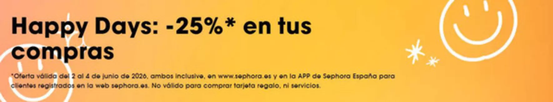 Catálogo Sephora en Ribera Alta | -25% en tus compras | 2026-06-02T00:00:00.000Z - 2026-06-04T00:00:00.000Z
