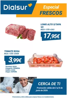 Catálogo Dialsur Cash & Carry en Castelldefels | Especial Frescos | 2026-06-03T00:00:00.000Z - 2026-06-08T00:00:00.000Z