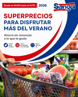 Catálogo Sangüi en Castelldefels | Superprecios Para Disfrutar Más Del Verano | 2026-06-03T00:00:00.000Z - 2026-07-01T00:00:00.000Z
