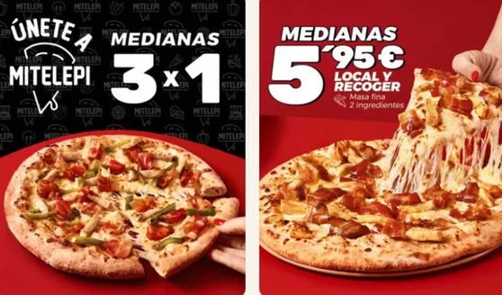 Catálogo Telepizza | Promociones | 2026-06-03T00:00:00.000Z - 2026-06-16T00:00:00.000Z