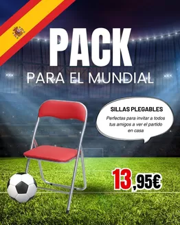 Catálogo Outlet Hogar en Leiva | Pack Para El Mundial | 2026-06-05T00:00:00.000Z - 2026-06-17T00:00:00.000Z