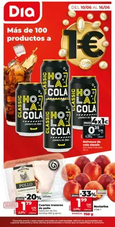 Catálogo Dia en Peñalba de Ávila | Más de 100 productos a 1€ del 10/06 al 16/06 | 2026-06-10T00:00:00.000Z - 2026-06-16T00:00:00.000Z