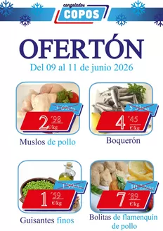 Catálogo Congelados Copos | Ofertón | 2026-06-09T00:00:00.000Z - 2026-06-11T00:00:00.000Z