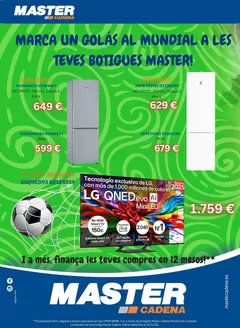 Catálogo Master Cadena en Lezama | Marca Un Golás Al Mundial A Les Teves Botigues Master! | 2026-06-09T00:00:00.000Z - 2026-12-31T00:00:00.000Z