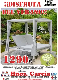 Catálogo Muebles Hnos. García en Lezama | ¡¡Disfruta Del Verano!! | 2026-06-09T00:00:00.000Z - 2026-08-31T00:00:00.000Z