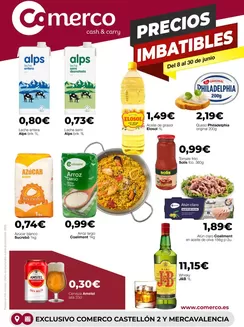 Catálogo Comerco Cash & Carry en Montroy | Precios Imbatibles | 2026-06-09T00:00:00.000Z - 2026-06-30T00:00:00.000Z