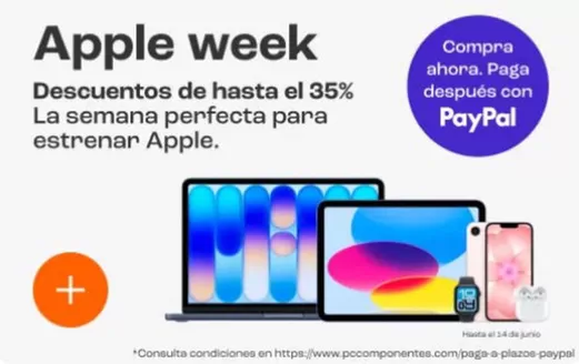 Catálogo PC Componentes en Lezama | Apple Week | 2026-06-09T00:00:00.000Z - 2026-06-14T00:00:00.000Z