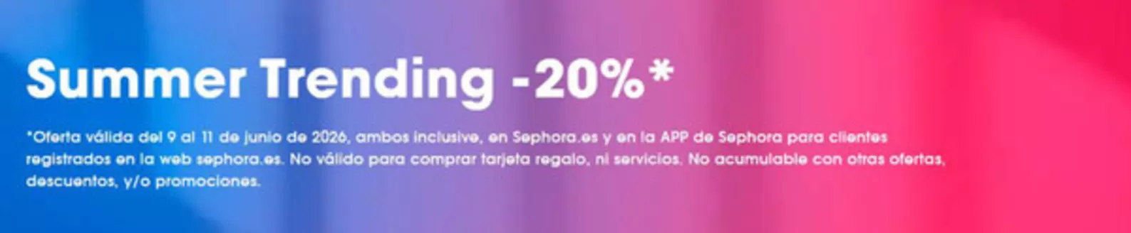 Catálogo Sephora en Lezama | -20% | 2026-06-09T00:00:00.000Z - 2026-06-11T00:00:00.000Z