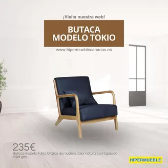 Catálogo HiperMueble Canarias | Butaca Modelo Tokio | 2026-06-10T00:00:00.000Z - 2026-06-23T00:00:00.000Z