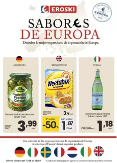 Catálogo Eroski en Leganés | Sabores de Europa | 2026-06-11T00:00:00.000Z - 2026-07-15T00:00:00.000Z