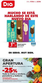 Catálogo Dia en Benijófar | Gran apertura Dia del 17/06 al 23/06 | 2026-06-17T00:00:00.000Z - 2026-06-23T00:00:00.000Z