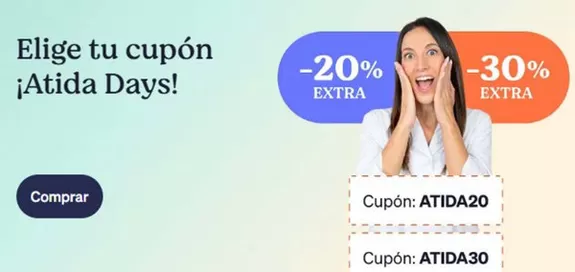 Catálogo Atida MiFarma | Elige tu cupón ¡Atida Days! | 2026-06-12T00:00:00.000Z - 2026-06-18T00:00:00.000Z