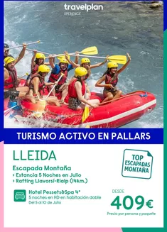 Catálogo Travelplan en Alcàsser | Travelplan Lleida | 2026-06-15T00:00:00.000Z - 2026-07-10T00:00:00.000Z
