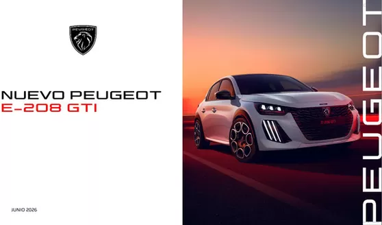 Catálogo Peugeot en Banyoles | Peugeot Nuevo E 208 GTi | 2026-06-15T00:00:00.000Z - 2026-12-31T00:00:00.000Z