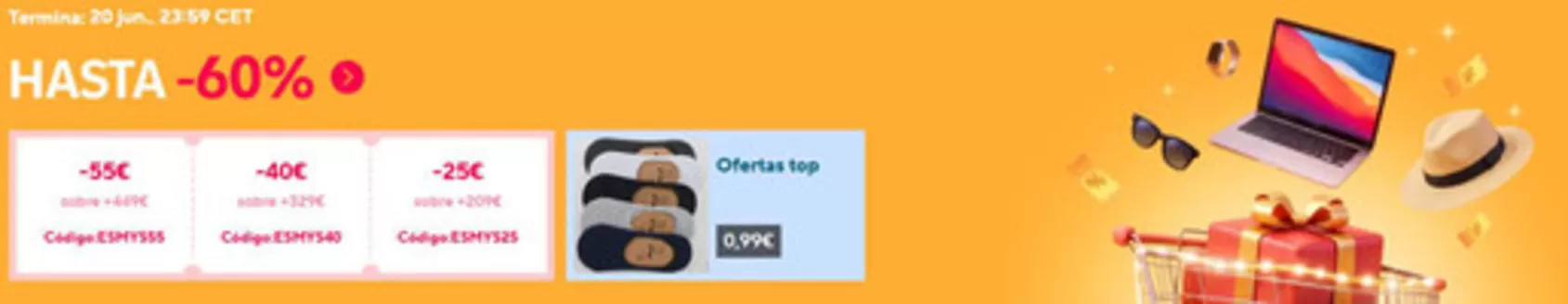 Catálogo Aliexpress en Alcàsser | Hasta -60% | 2026-06-15T00:00:00.000Z - 2026-06-20T00:00:00.000Z