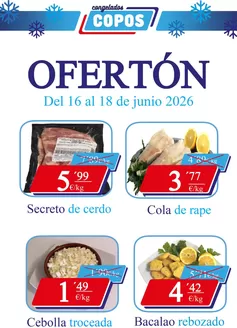 Catálogo Congelados Copos | Ofertón | 2026-06-16T00:00:00.000Z - 2026-06-18T00:00:00.000Z