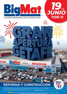 Catálogo Bigmat - La Plataforma en Bellvei | Reforma Y Construcción | 2026-06-19T00:00:00.000Z - 2026-07-18T00:00:00.000Z
