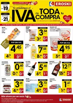 Catálogo Eroski | Te regalamos el IVA de toda tu compra | 2026-06-18T00:00:00.000Z - 2026-06-21T00:00:00.000Z