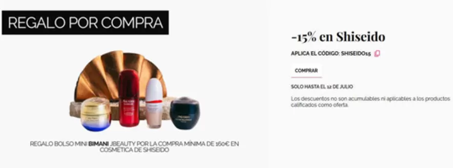 Catálogo Perfumerías Tin Tin | -15% en Shiseido | 2026-06-17T00:00:00.000Z - 2026-07-12T00:00:00.000Z