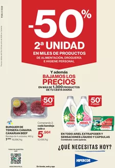 Catálogo Hipercor | -50% en la 2ª unidad en miles de productos | 2026-06-18T00:00:00.000Z - 2026-06-30T00:00:00.000Z