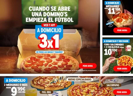 Catálogo Domino's Pizza en Villargordo | Promociones | 2026-06-18T00:00:00.000Z - 2026-07-01T00:00:00.000Z